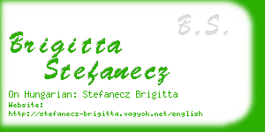 brigitta stefanecz business card